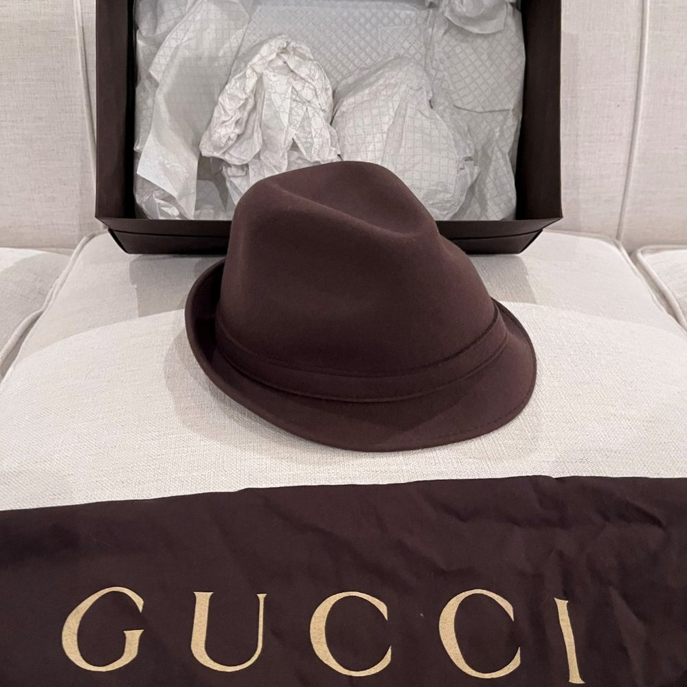Gucci Fedora Hat (Wool) Women - Picture 4 of 5